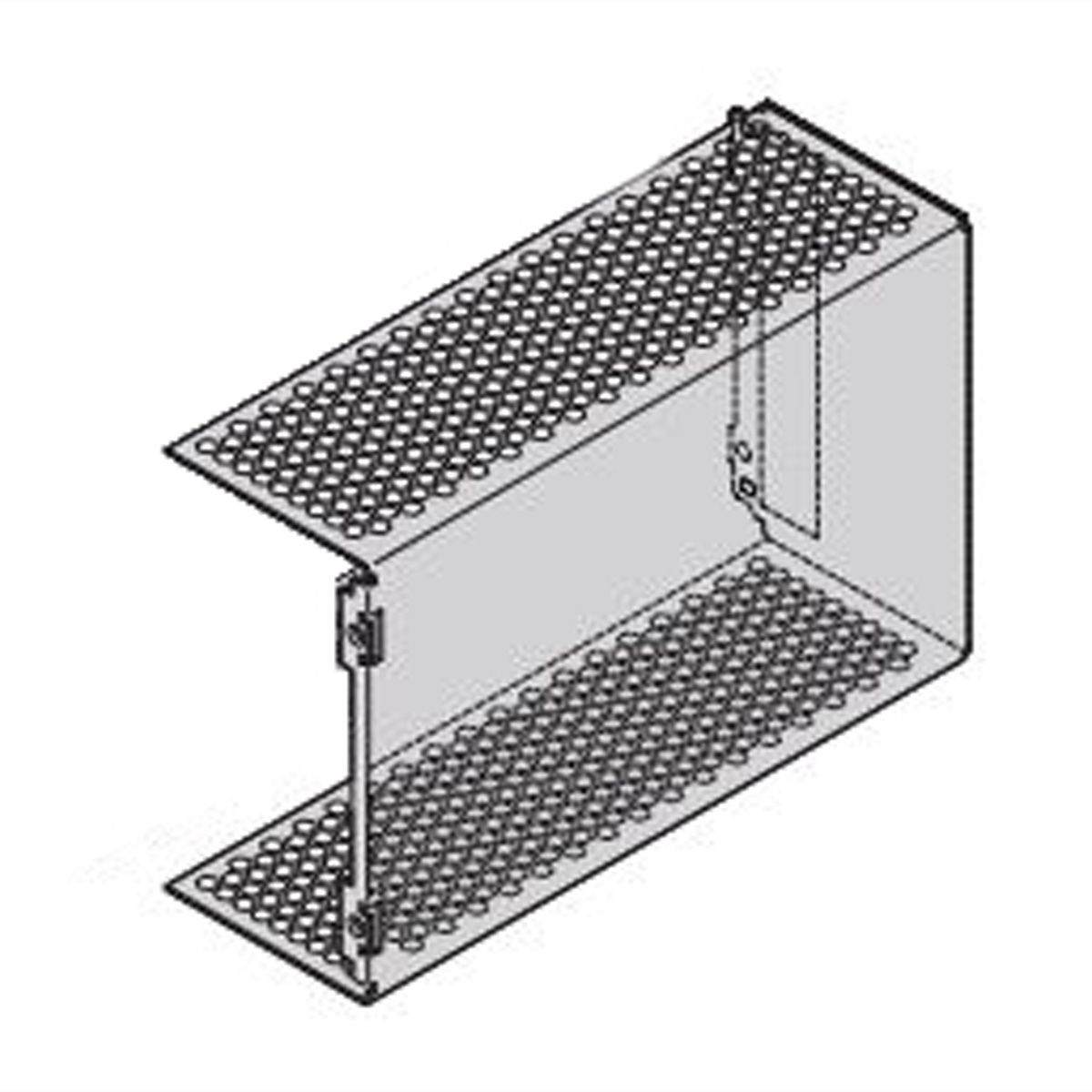 Capot perforé SCHROFF pour PIU à cadre, 3U, 10HP, 227D