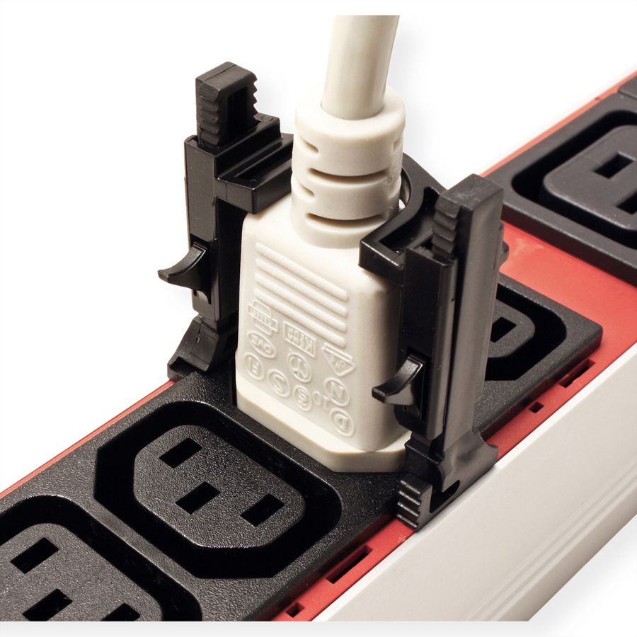 BACHMANN Languettes de verrouillage pour C13/C19, noir