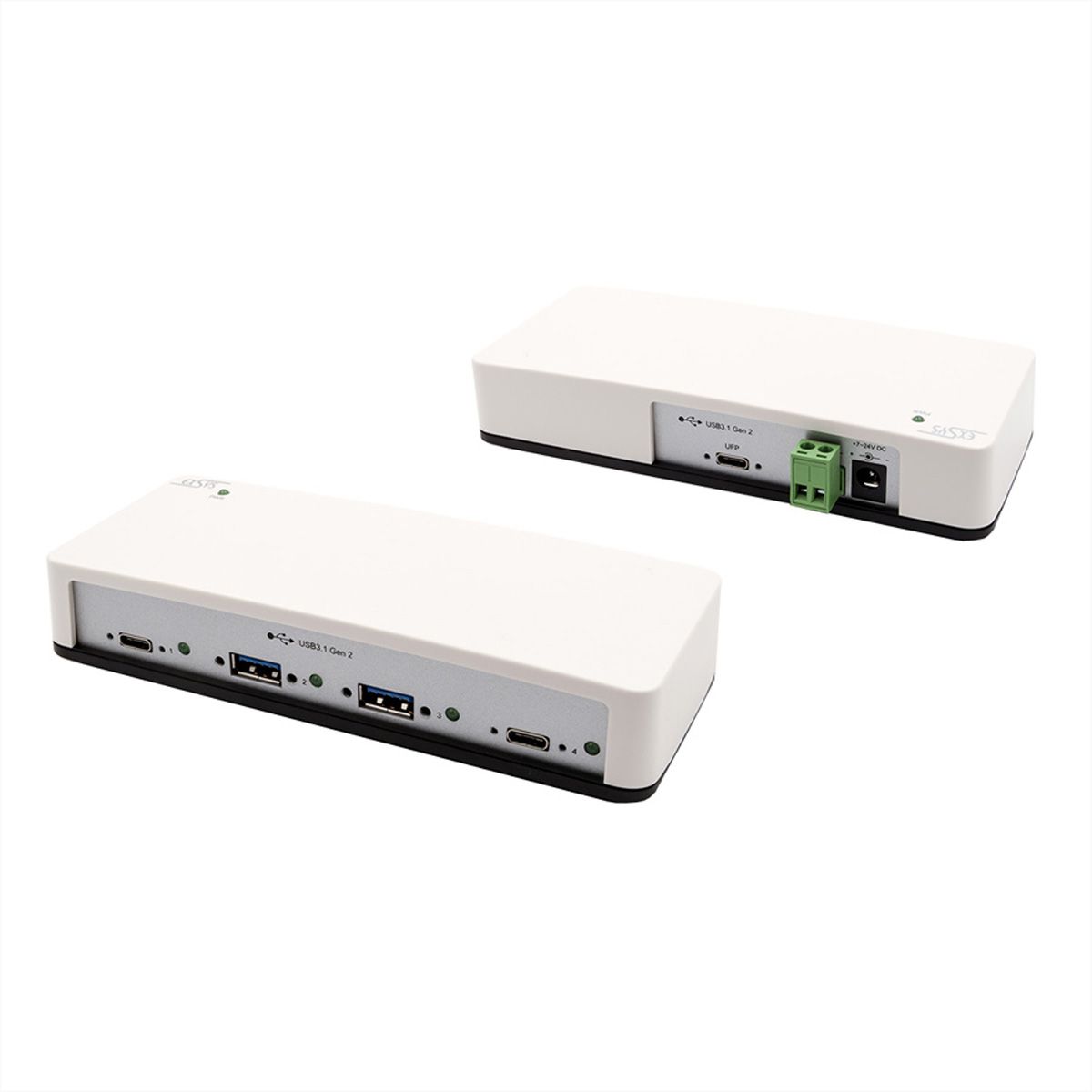 EXSYS EX-1250V Hub USB 3.2 Gen2 à 4 ports, 2x C et 2x A