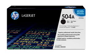 HP 504A toner LaserJet noir authentique