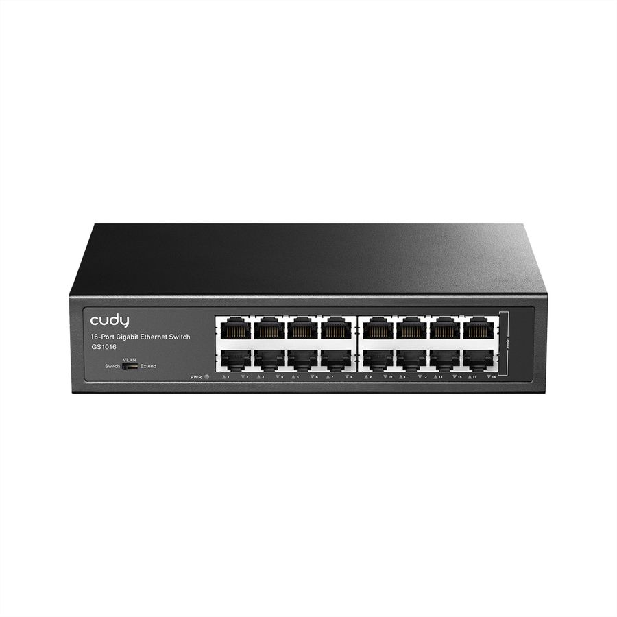CUDY GS1016 Switch 16 ports Gigabit métal