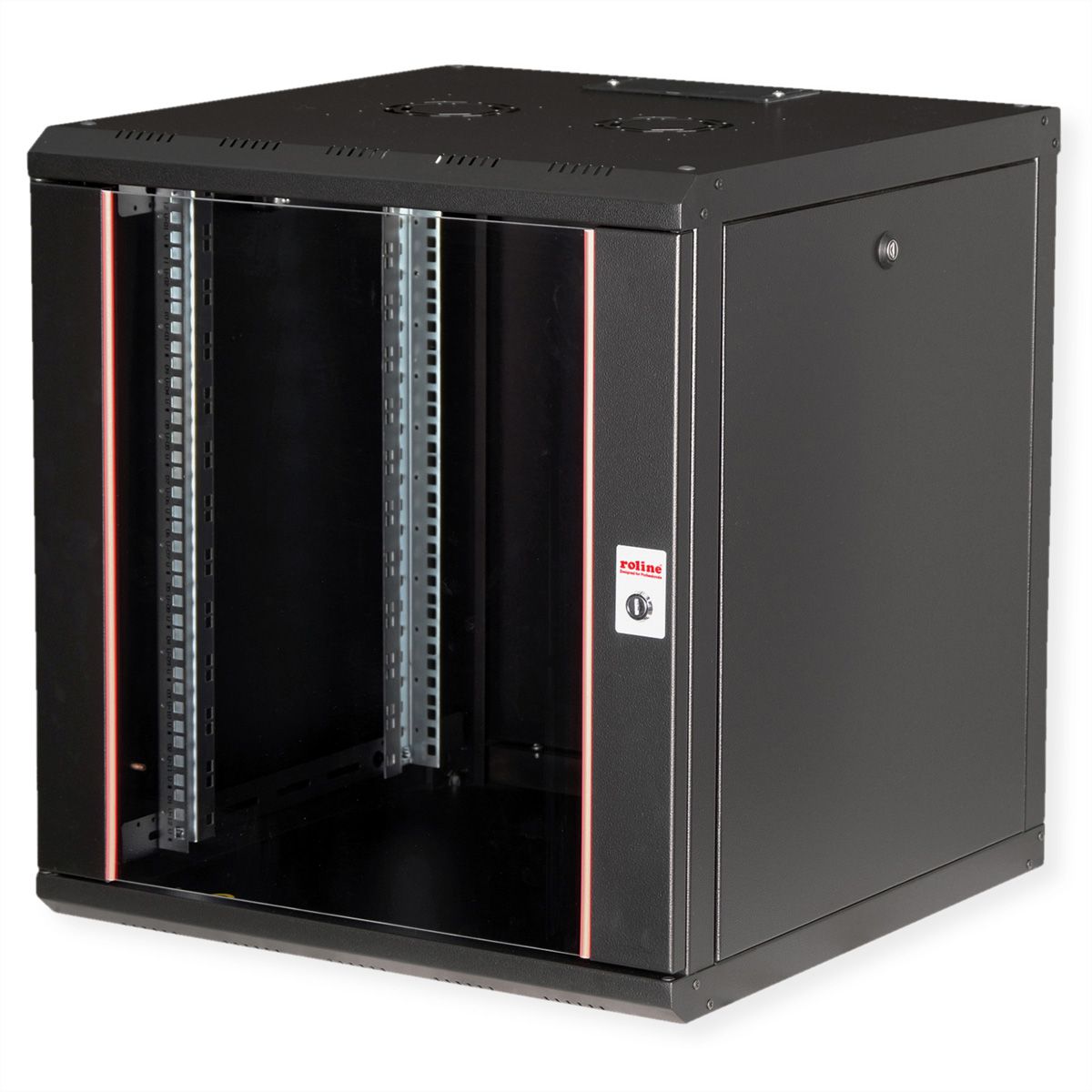 ROLINE 19" Boîtier mural Pro 12U, 600x600 LxP noir