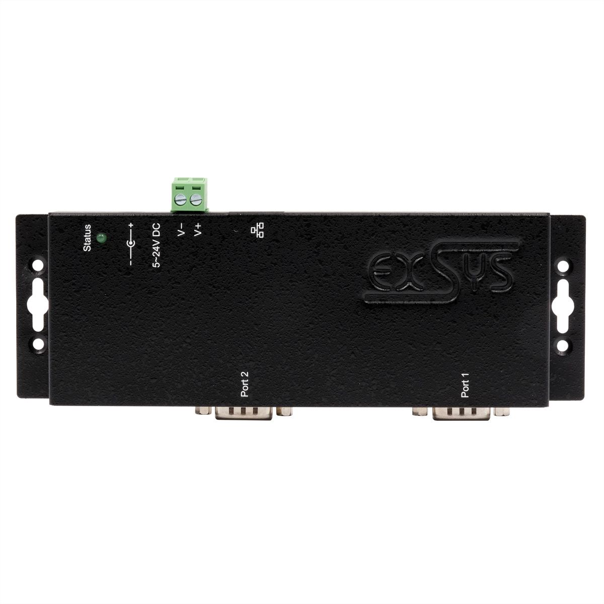 EXSYS EX-6112-2 Ethernet vers 2x RS-232 avec connecteur 9 broches