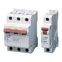 Modules de distribution d'énergie SCHROFF selon DIN 43880, disjoncteur 3 x 16 A