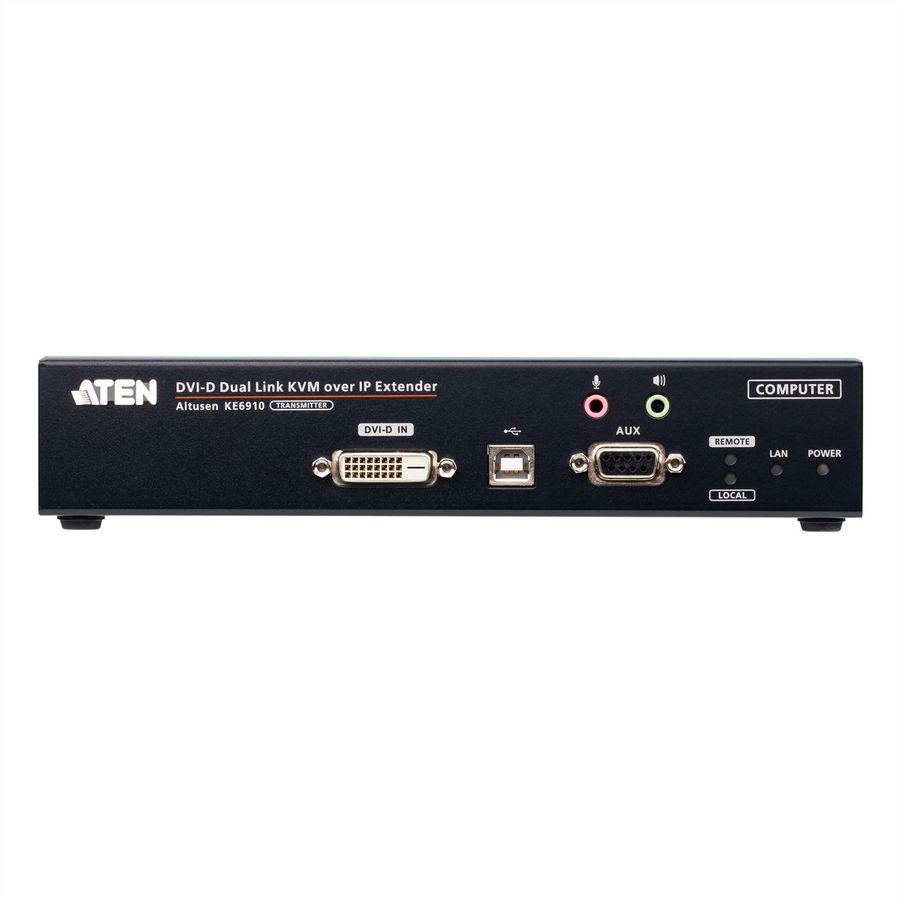 ATEN KE6910T Système d'extension KVM 2K DVI-D Dual Link sur IP, émetteur