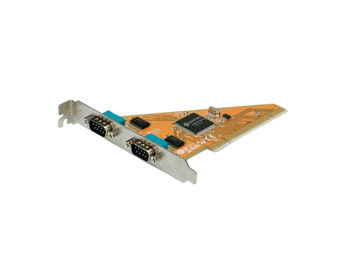 VALUE Carte PCI 2S, 2x RS232, DB9