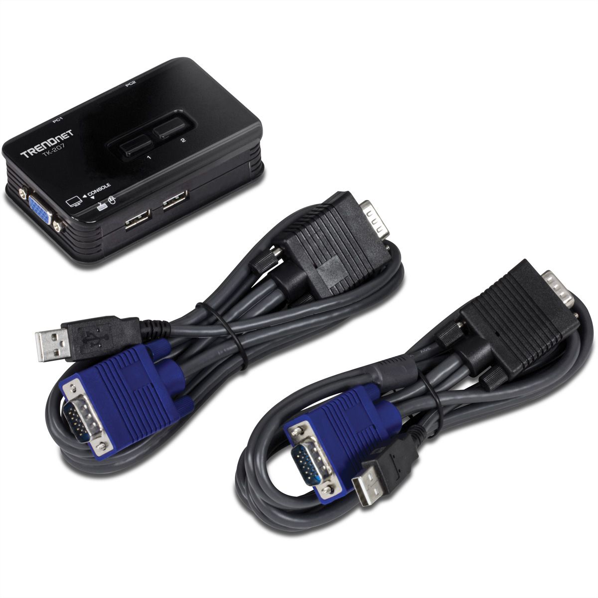 TRENDnet TK-207K Kit de switch KVM à 2 ports USB