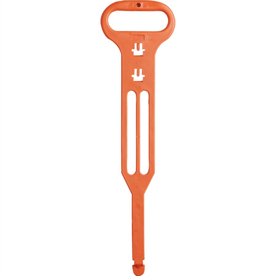 BACHMANN Aide au portage de câble, PVC, orange