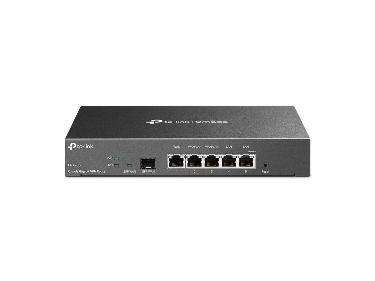 TP-Link TL-ER7206 Routeur connecté Gigabit Ethernet Noir
