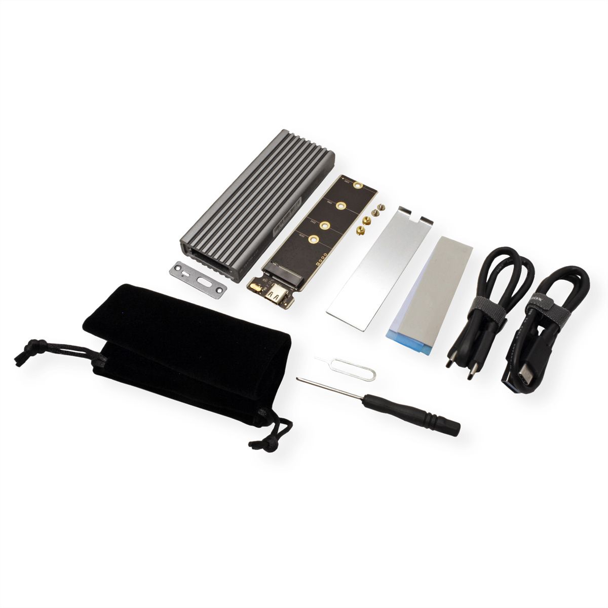 RaidSonic IB-1817M-C31 Boîtier USB C pour M.2 NVMe SSD