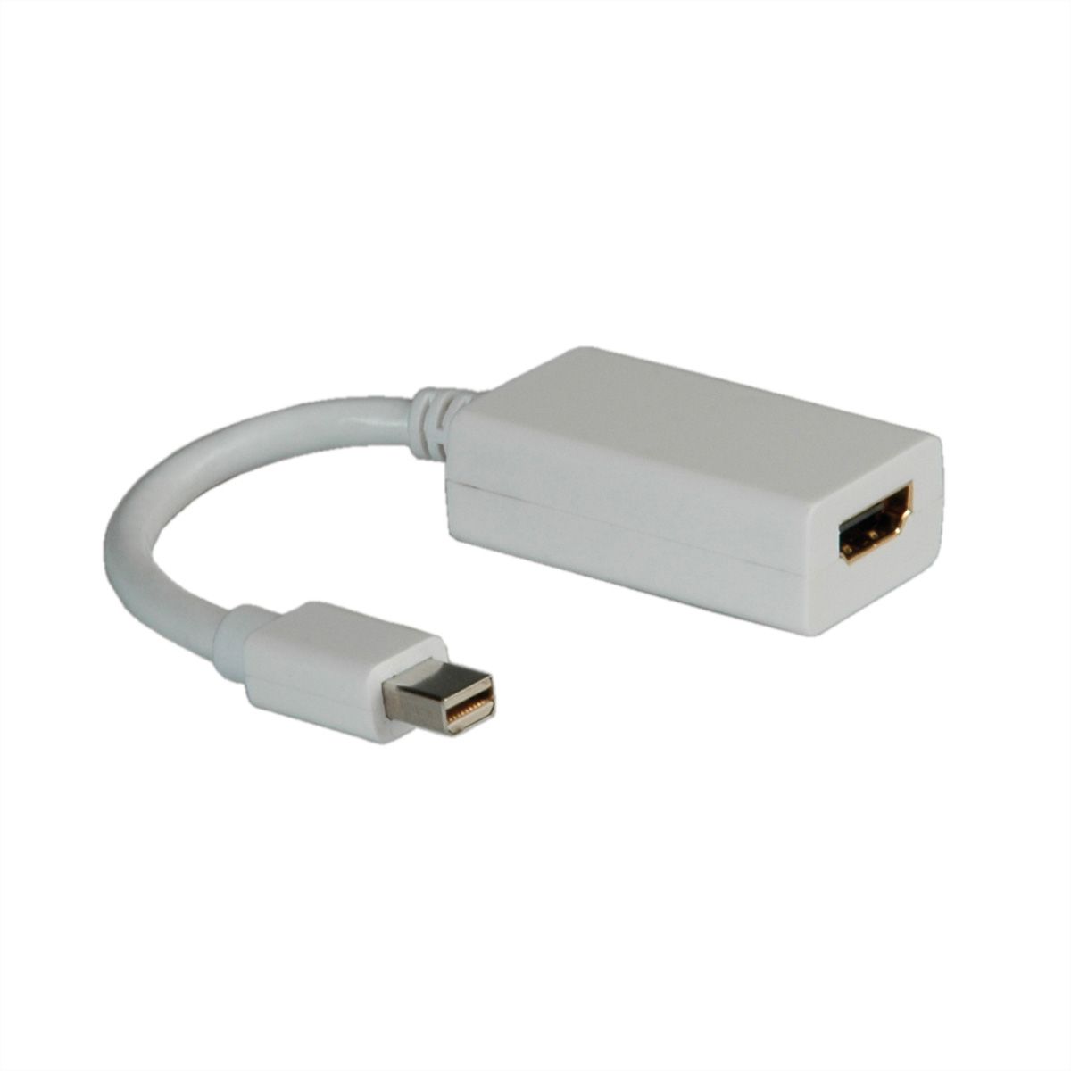 ROLINE Adaptateur Mini DisplayPort-HDMI, MiniDP M - HDMI F
