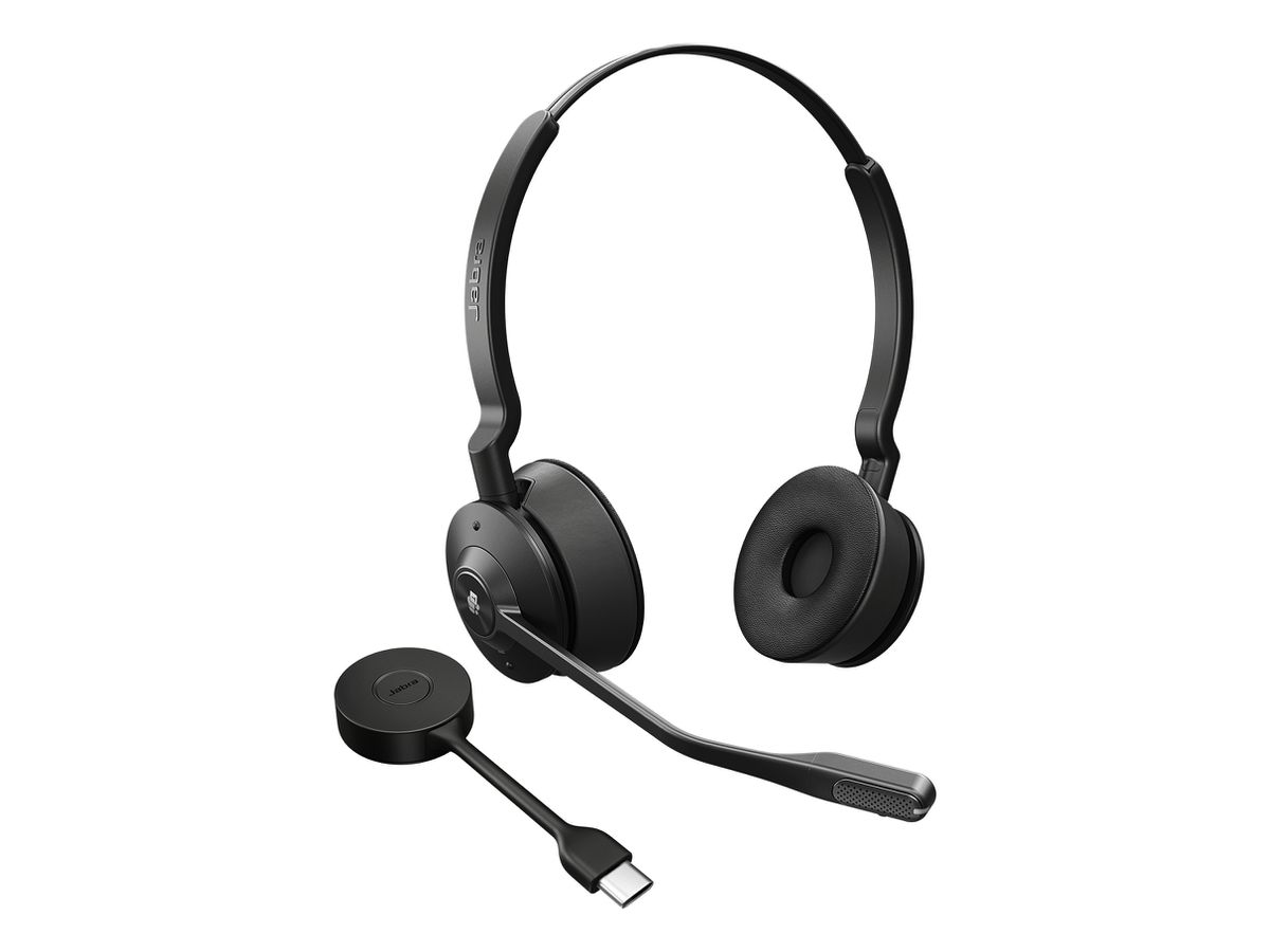 Jabra Engage 55 SE Casque Sans fil Arceau Bureau/Centre d'appels Noir