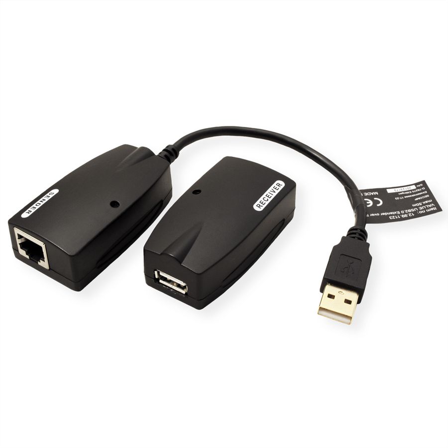 VALUE Rallonge USB 2.0 à partir de RJ45, max. 50m