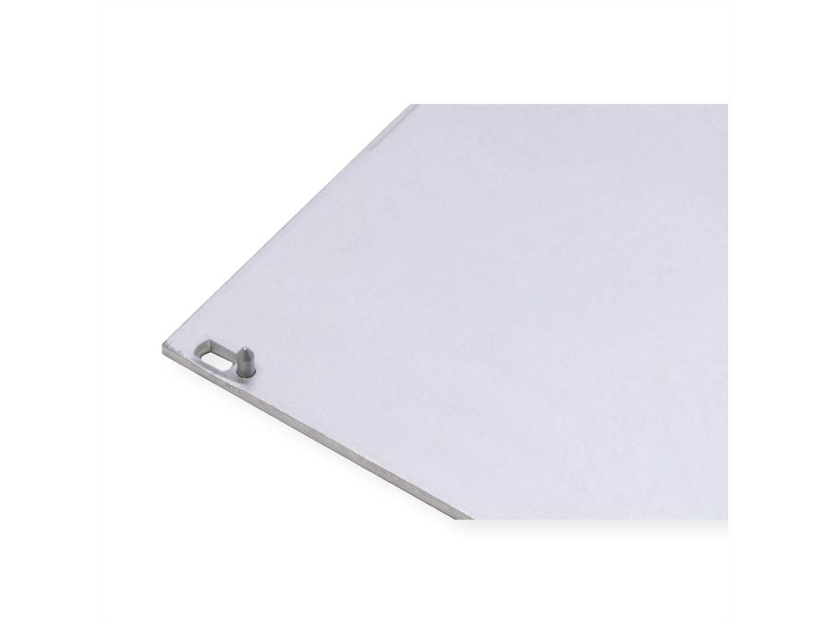 SCHROFF Face avant, Refrofit Shielding, 6 U, 42 HP, 2,5 mm, alu, anodisé, bords non traités