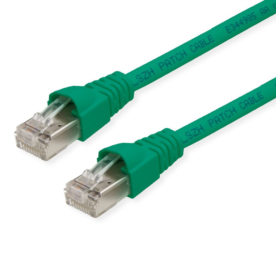 TELEGÄRTNER Cordon S/FTP, Cat.6A, LSOH, vert, 3 m