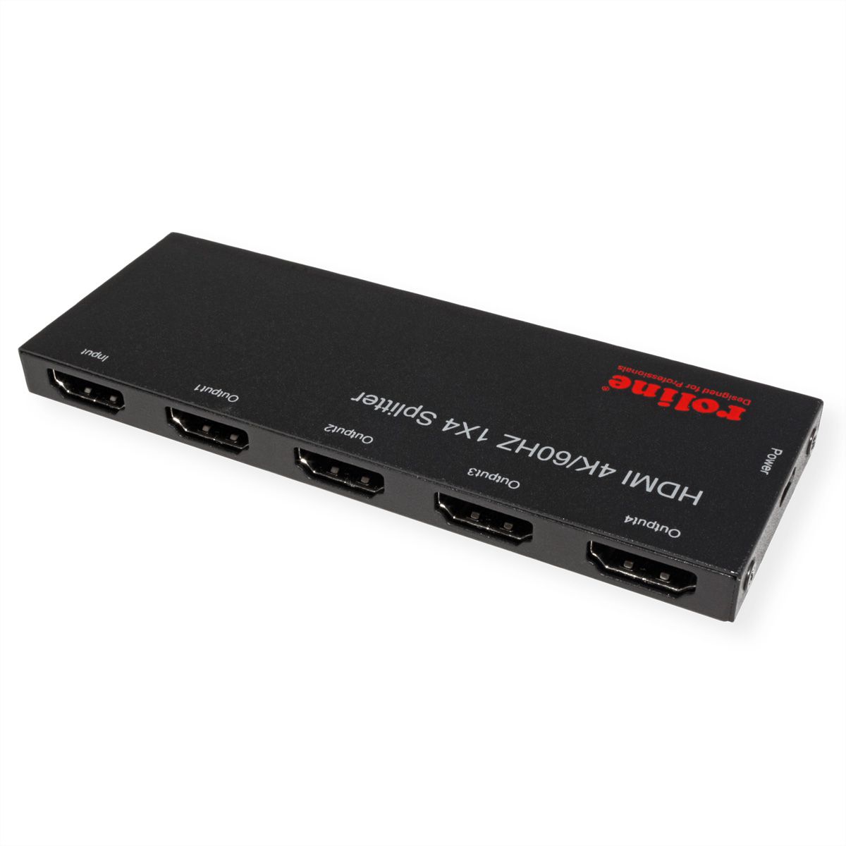 ROLINE Distributeur HDMI, Ultra Slim, quadruple