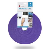 VELCRO® One Wrap® Bande 20 mm, violet, 25 m