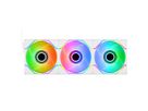 Thermaltake SWAFAN 120 EX INFINITY ARGB Sync Pack de 3 ventilateurs, blanc