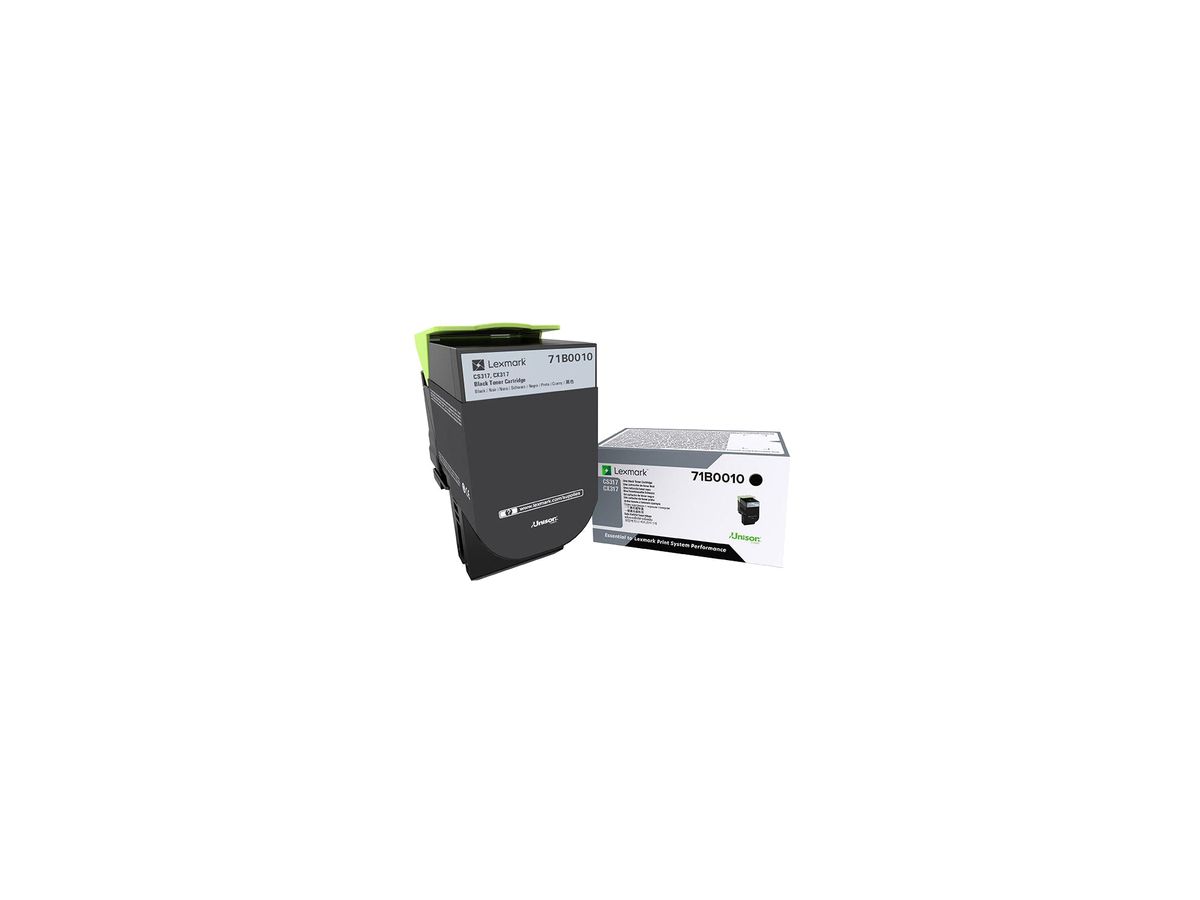 Lexmark 71B0010 Toner laser Noir cartouche toner et laser