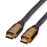 ROLINE PREMIUM Câble HDMI Ultra HD avec Ethernet, 4K, M/M, noir, 4,5 m