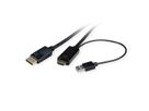 ROLINE Câble UHDTV - DisplayPort, M/M, noir, 3 m