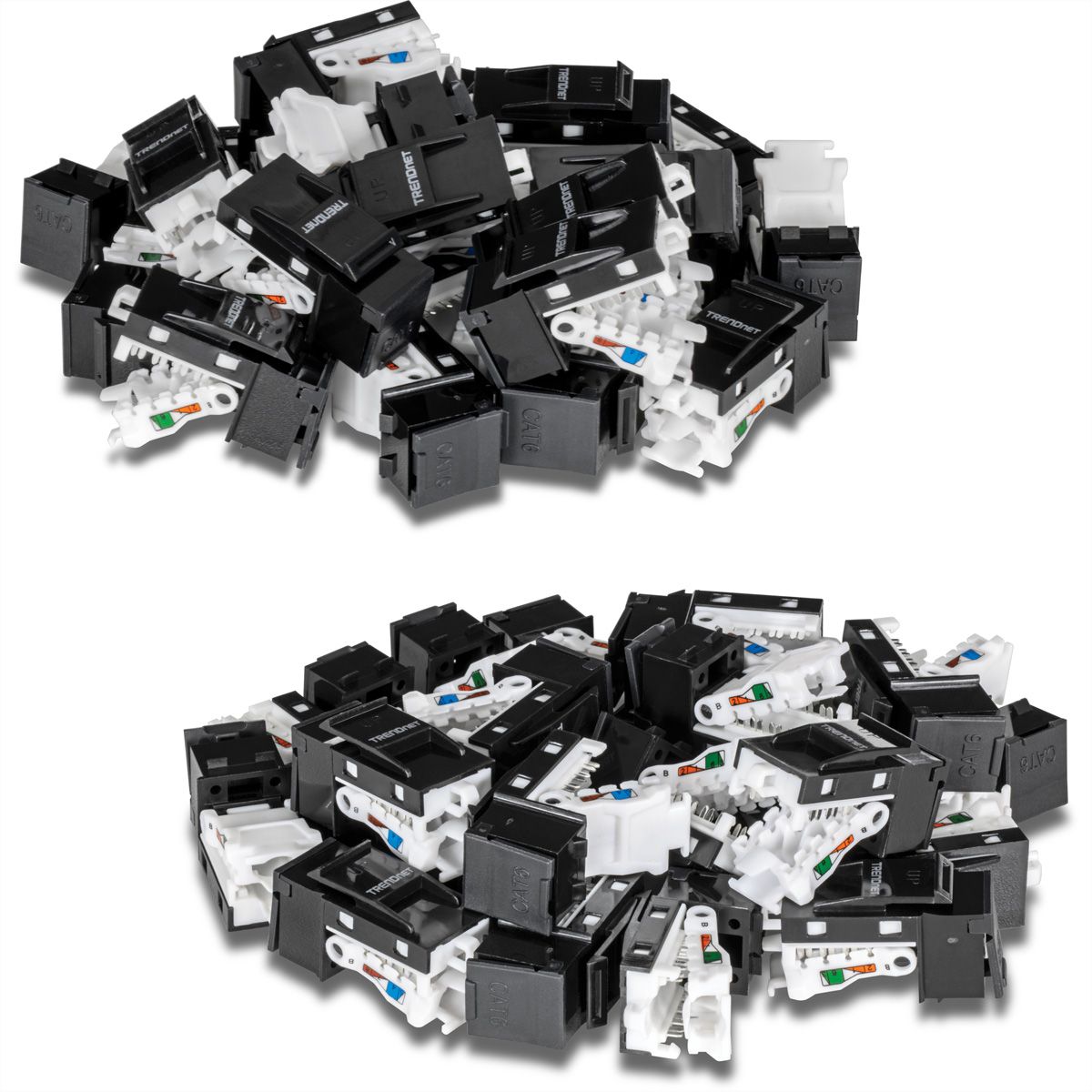 TRENDnet TC-K50C6BK Prises Keystone Cat6, noires - Lot de 50