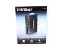 TRENDnet TI-PG80 Switch Rail DIN PoE+ Gigabit industriel renforcé à 8 ports