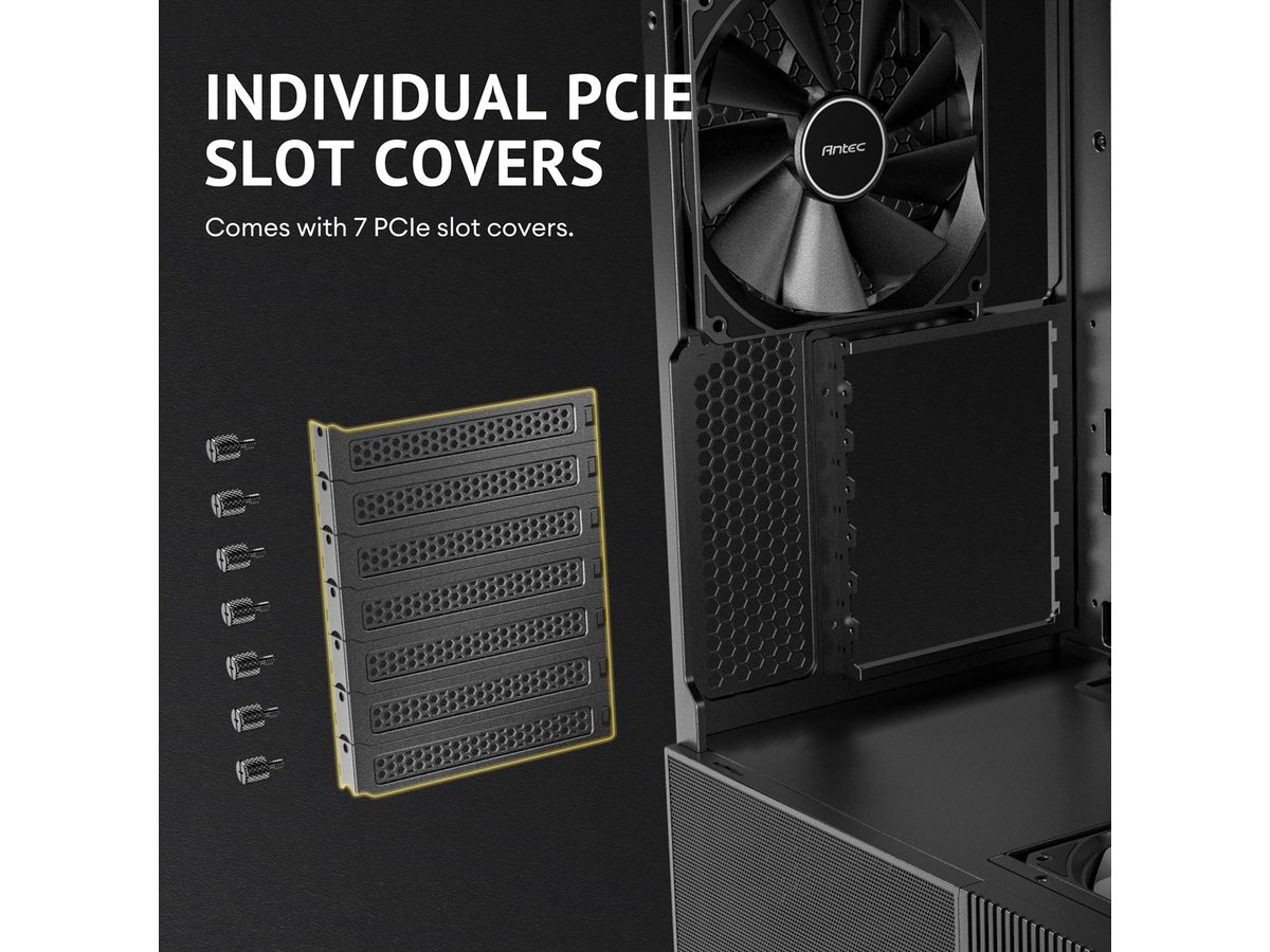ANTEC Boîtier PC Constellation C6 Curve Air, format ATX Midi Tower, noir