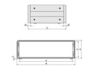 SCHROFF CompacPRO Coffret de bureau non blindé, 6 U, 84 HP, 391 mm