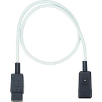 BACHMANN Rallonge H05VV-F3G1,5, gris, C20M - C19F 0,5m