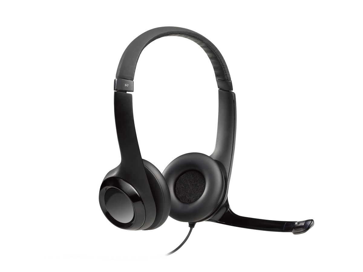 Logitech H390 USB Computer Headset Son numérique amélioré et commandes intégrées