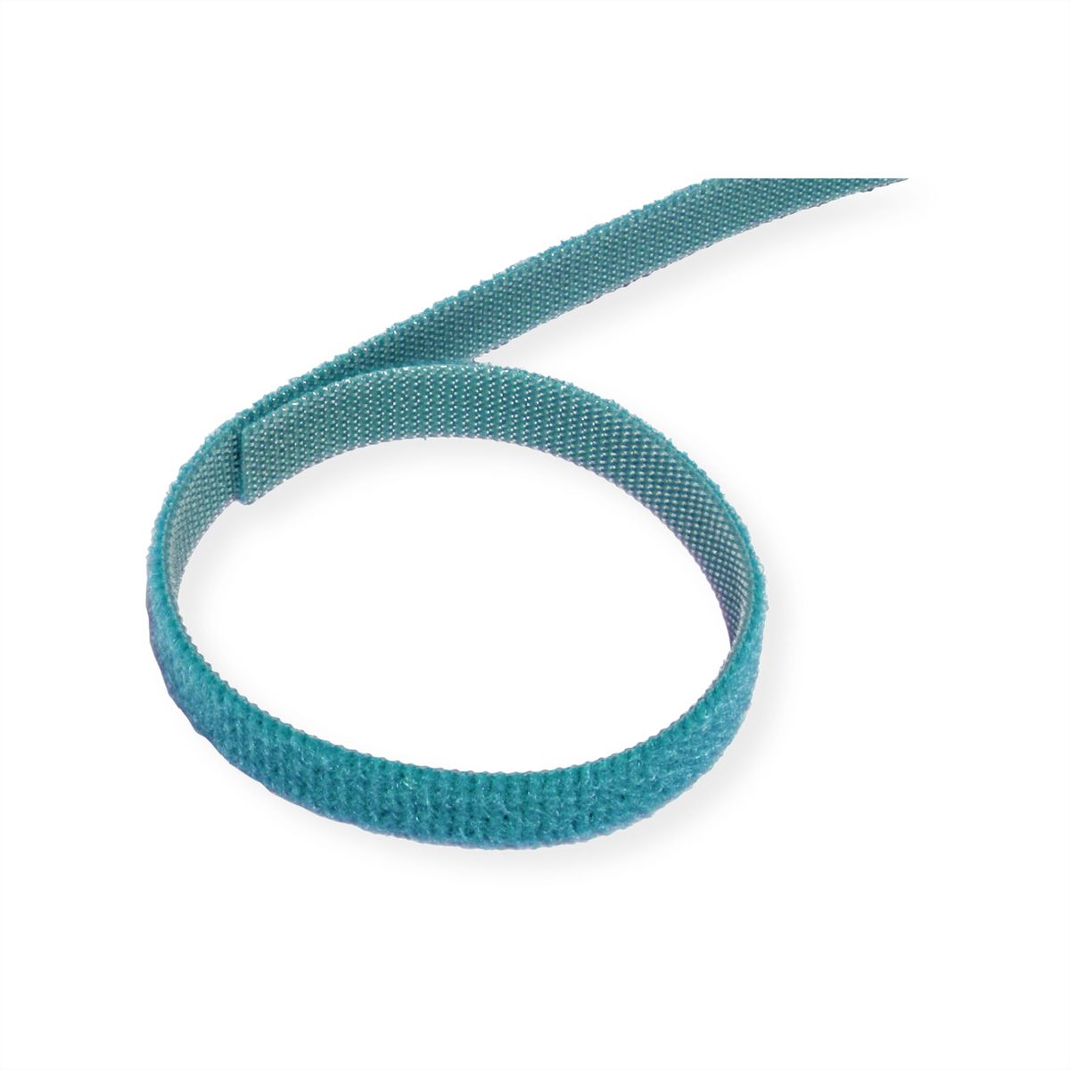 VELCRO® One Wrap® Bande 10 mm, turquoise, 25 m