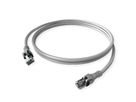 Cordon SaCon DualBoot PushPull IP20, Cat.6 (Classe E), gris, 1 m