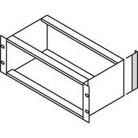 Cornière arrière SCHROFF EuropacPRO pour joint CEM textile pour panneau latéral, 3 U