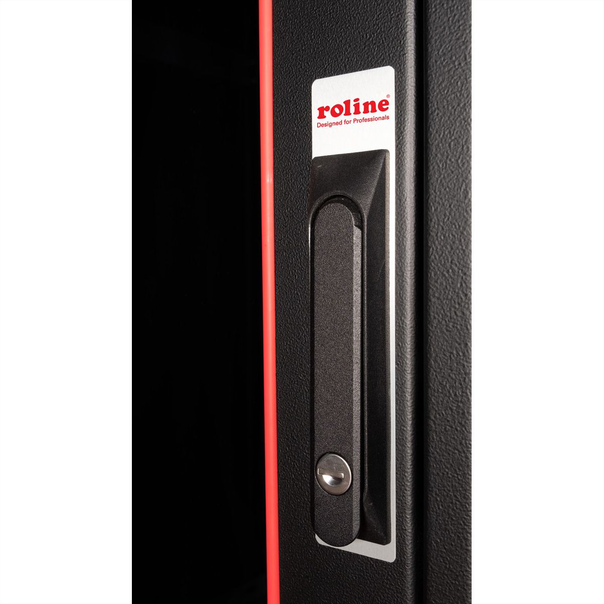 ROLINE 19" Baie réseau Pro 22U, 600x800 LxP Porte verre noir