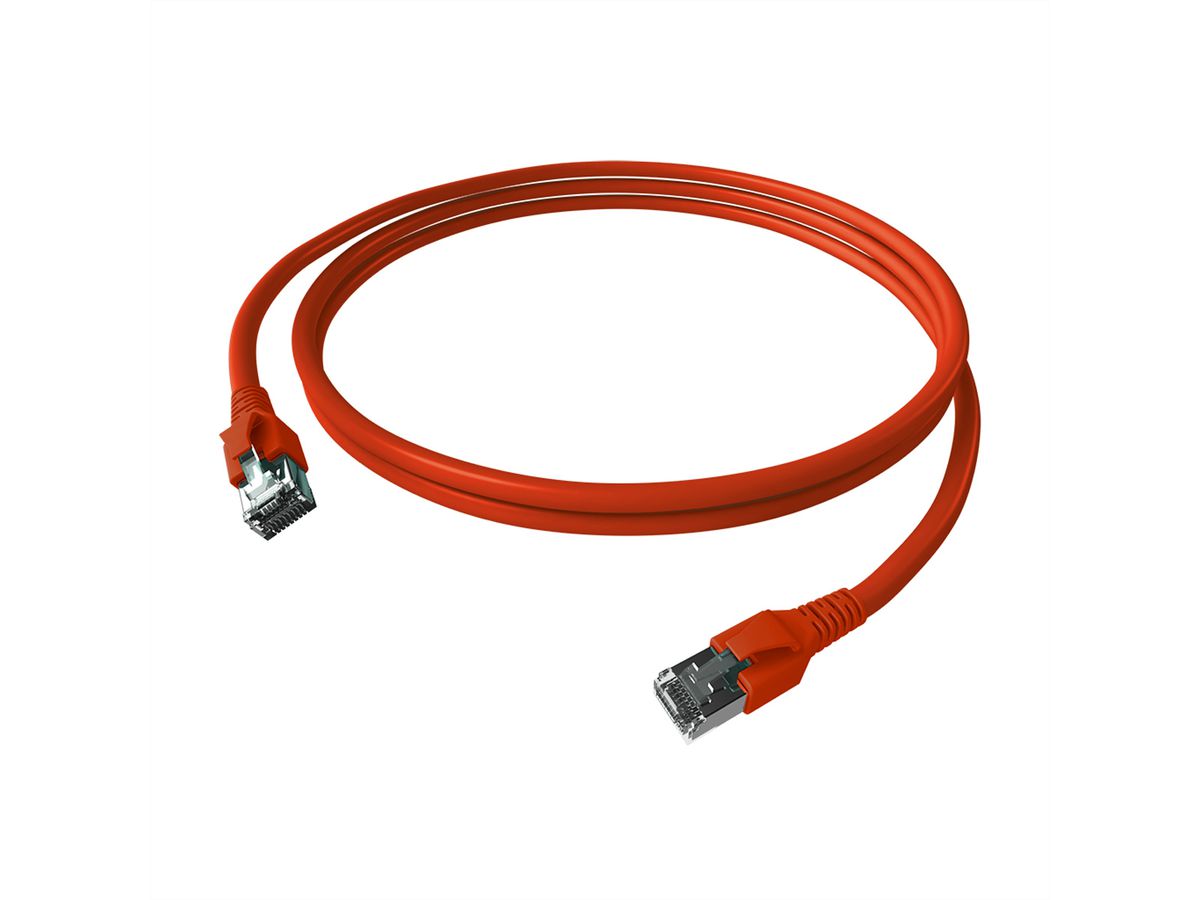 EasyLan FlexBoot Cordon Cat.6A, S/FTP, rouge, 1,5 m