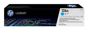 HP 126A toner LaserJet cyan authentique