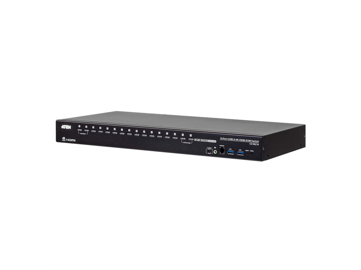 ATEN CS18216 Commutateur KVM USB 3.0 4K HDMI à 16 ports