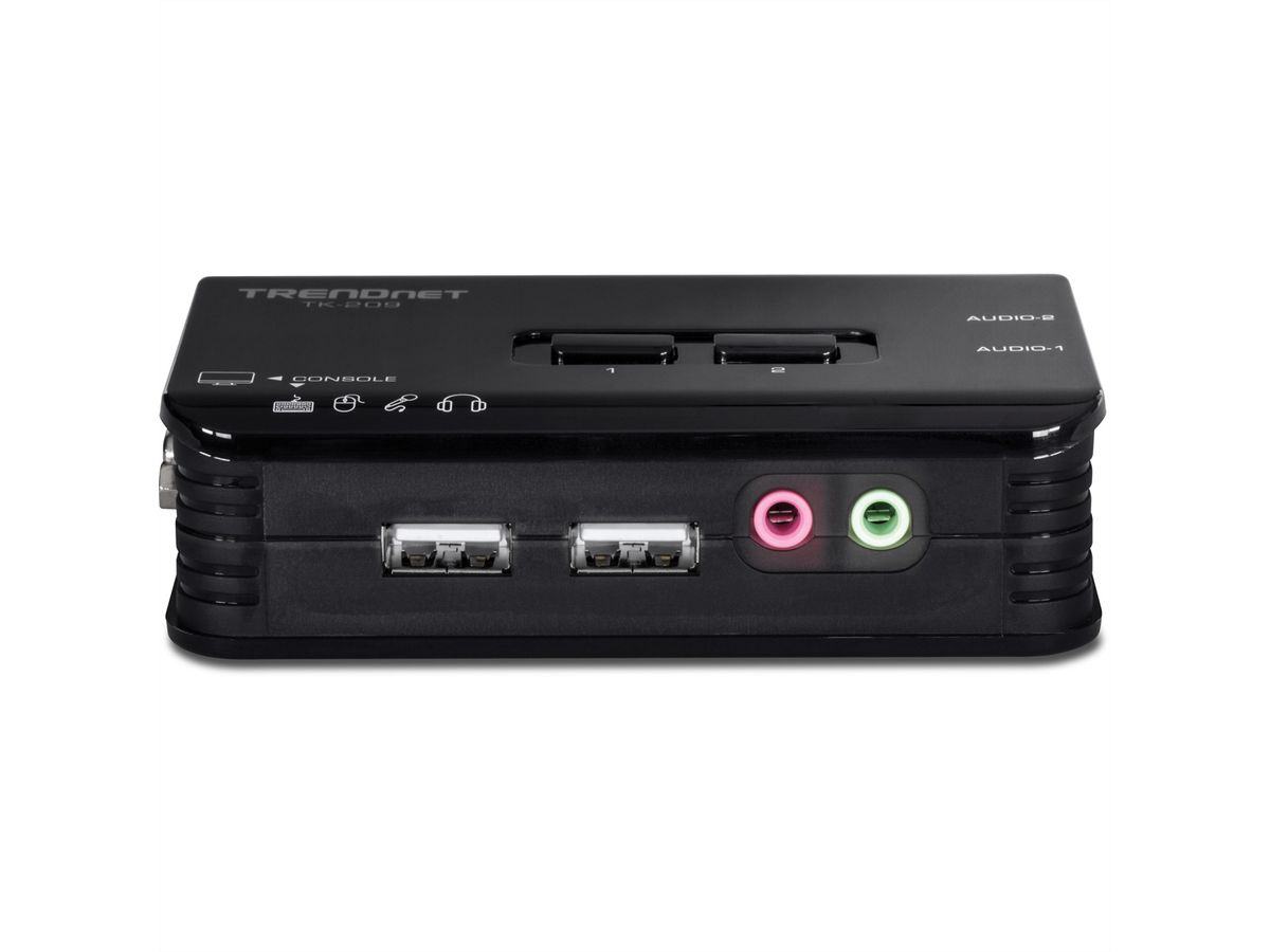 TRENDnet TK-209K Kit de switch KVM USB à 2 ports avec fonction audio