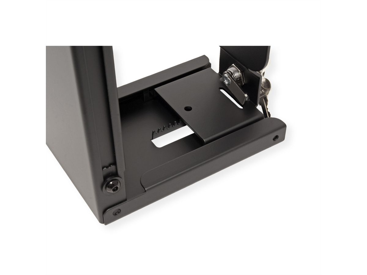 ROLINE Support pour Slim/Mini PC, verrouillable, noir