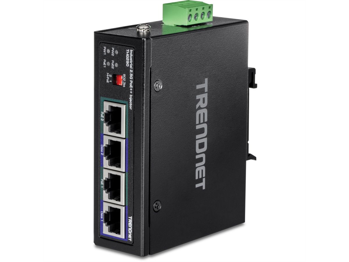 TRENDnet TI-IG290 Injecteur PoE++ , 2,5G 90W à 2 ports