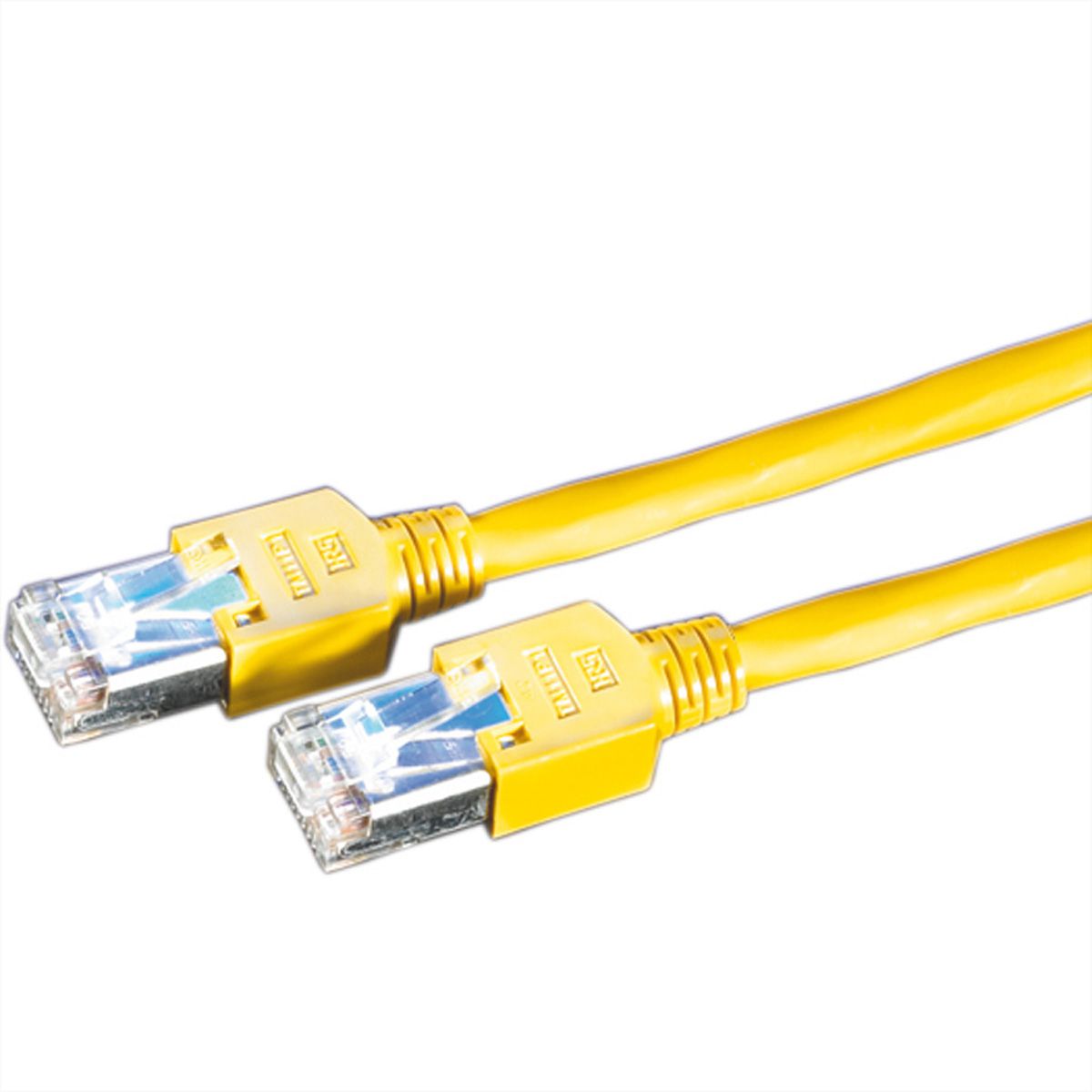 Cordon KERPEN Cat.5e (Classe D) D1-20 SF/U, jaune, 2 m