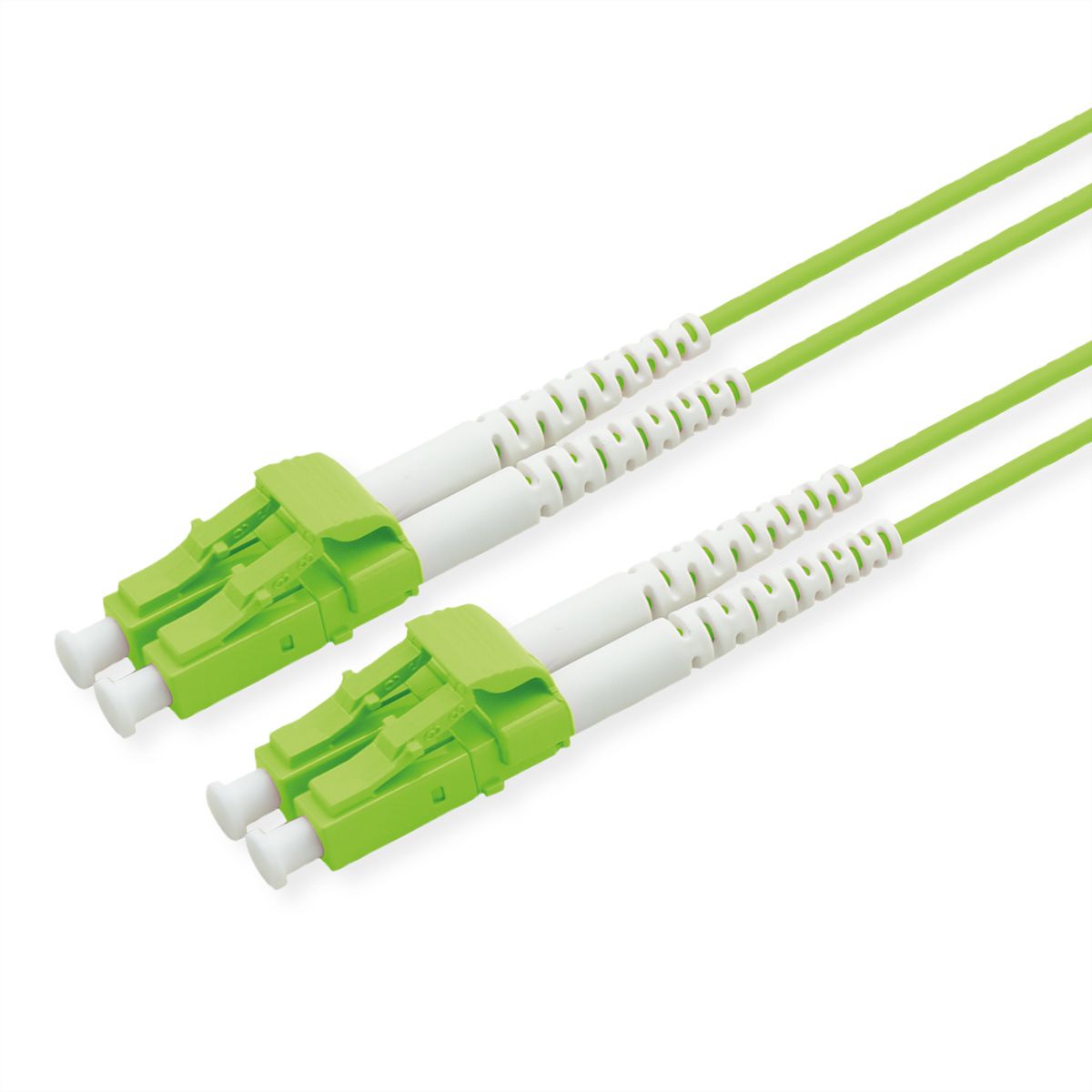 ROLINE Câble FO 50/125µm, LC/LC, OM5, LSOH, Low-Loss, vert, 7 m