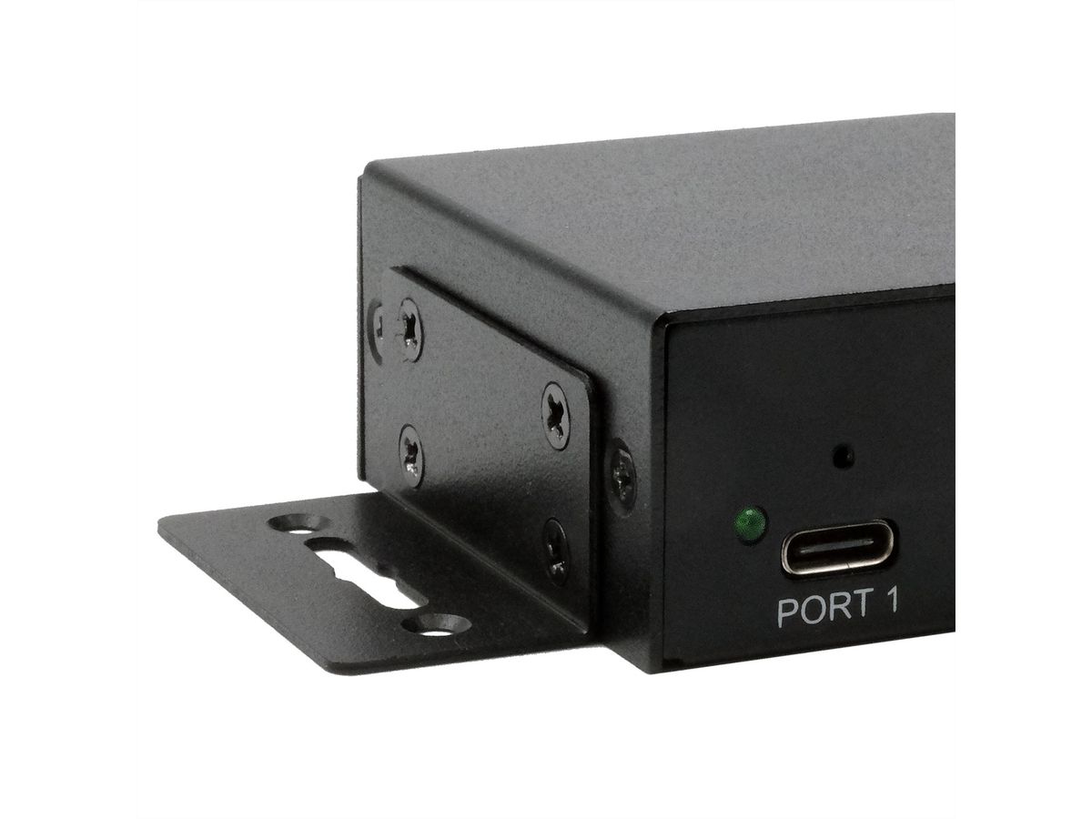 EXSYS EX-12294HMS Hub métal USB 3.2 Gen2, 4 ports, 4x C