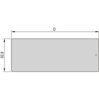 Cadre SCHROFF, type unité enfichable, plaque latérale pour profilé d'angle, 3 U, 227 mm C.I.