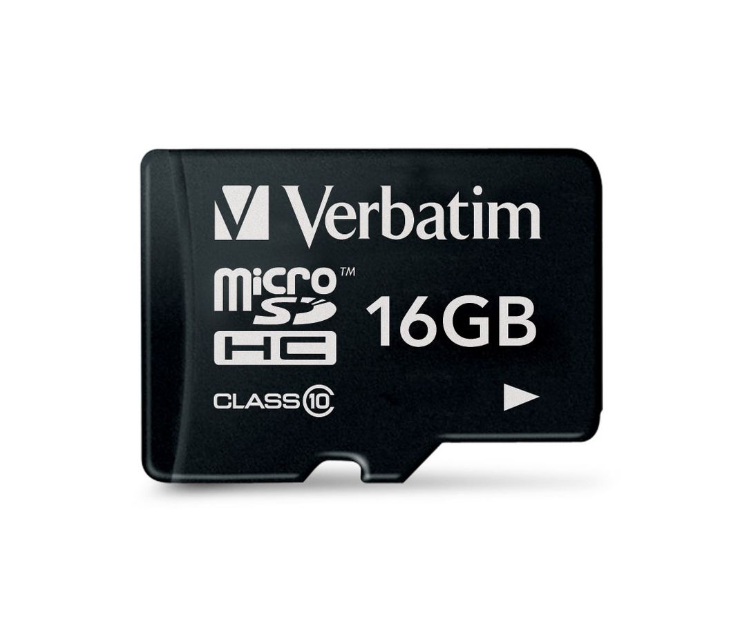 Verbatim Premium 16Go MicroSDHC Classe 10 mémoire flash