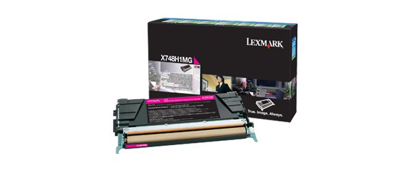 Lexmark X748H1MG Cartouche de toner Original Magenta 1 pièce(s)