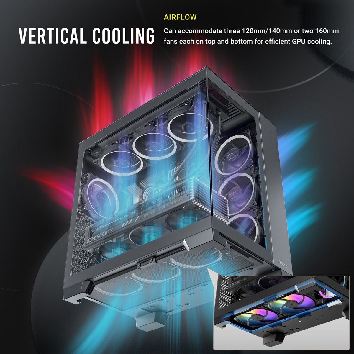 ANTEC Constellation C8 Black Boîtier PC Full Tower ATX, noir