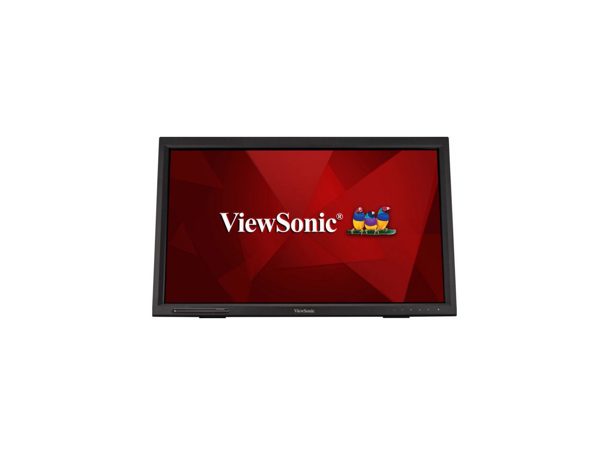 Viewsonic TD2423 écran plat de PC 59,9 cm (23.6") 1920 x 1080 pixels Full HD LED Écran tactile Multi-utilisateur Noir