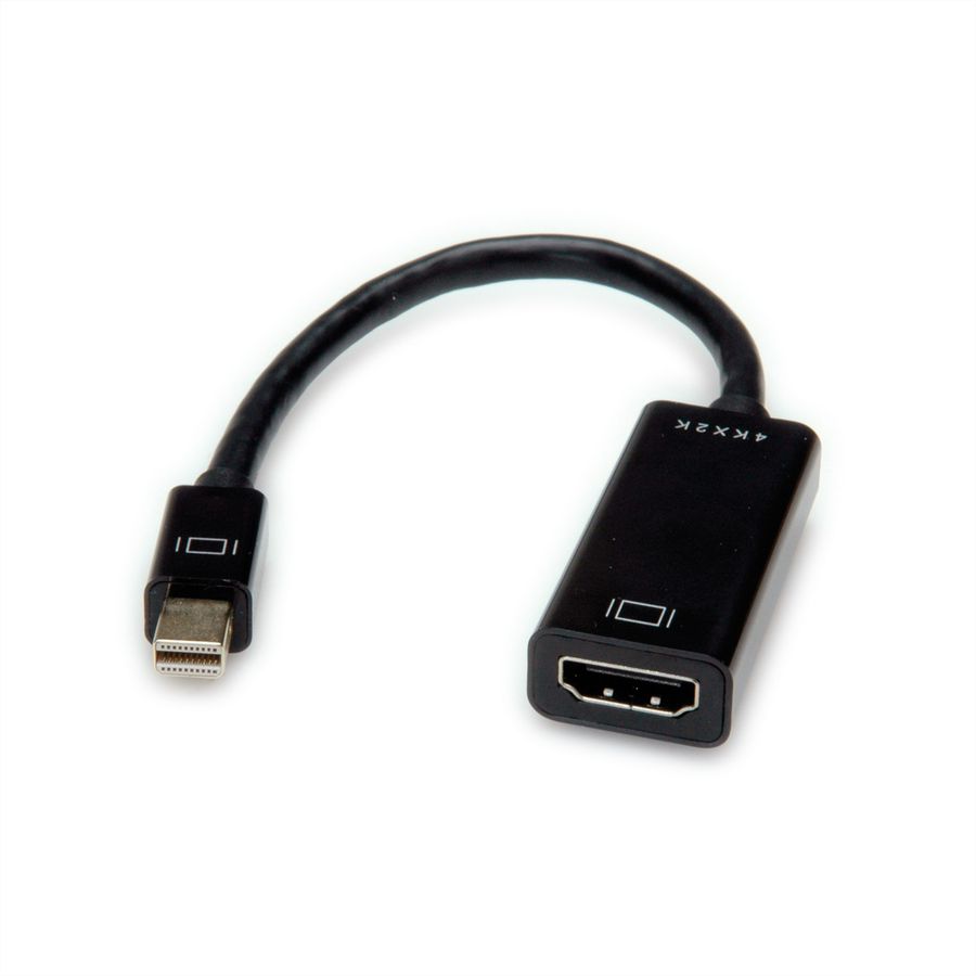 VALUE Adaptateur Mini DisplayPort-HDMI, v1.2, MiniDP M - HDMI F